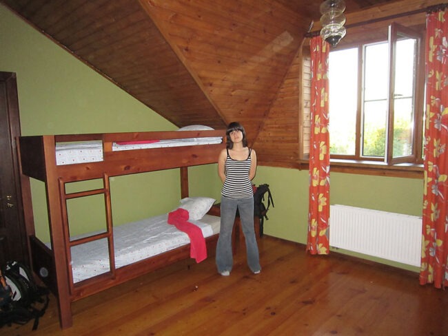 Habitacion del Godzilla Hostel en Suzdal.