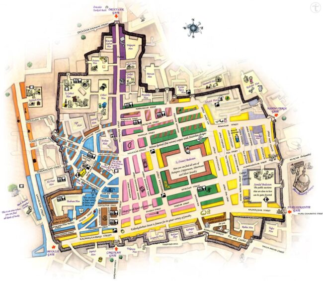 Plano del Gran Bazar