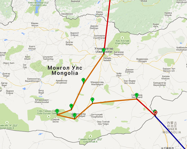 ruta mongolia transmongoliano