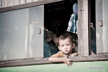 moverse en transporte local por laos
