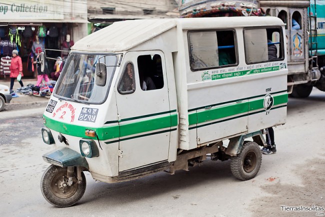 rickshaw nepal