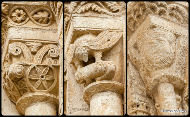 detalle capiteles romanico alavés