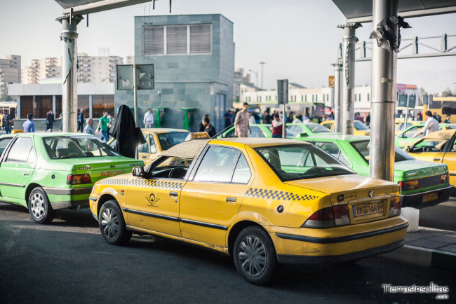taxi privado en irán