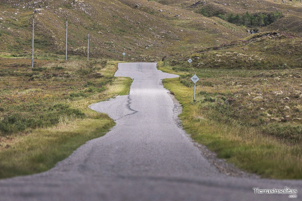 passing place recorrer escocia autocaravana furgoneta